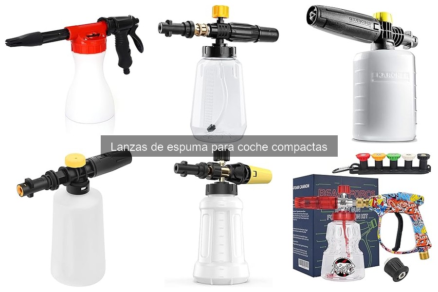 Mejores lanzas de espuma compactas para coches 2023