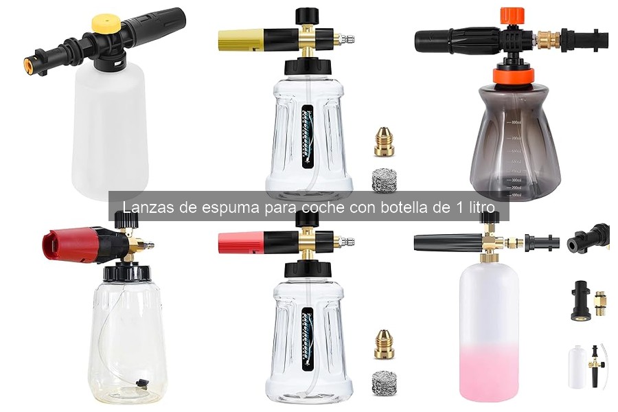 Mejores lanzas de espuma para coche: comparación 2023
