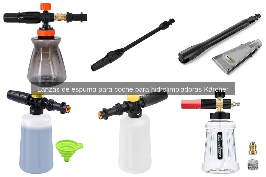 Mejores lanzas de espuma para Kärcher en 2023