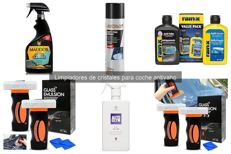 Mejores limpiadores de cristales antivaho para conducción nocturna