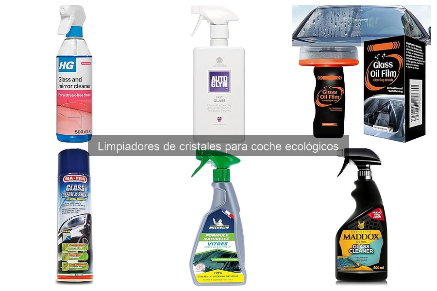 Mejores limpiadores de cristales ecológicos para coches 2023