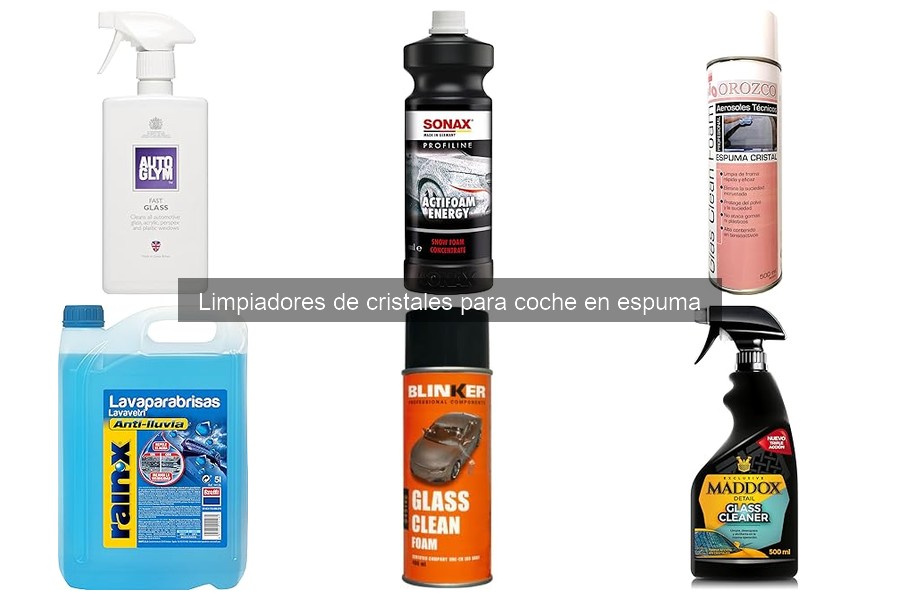 Mejores limpiadores de cristales en espuma 2023: comparativa
