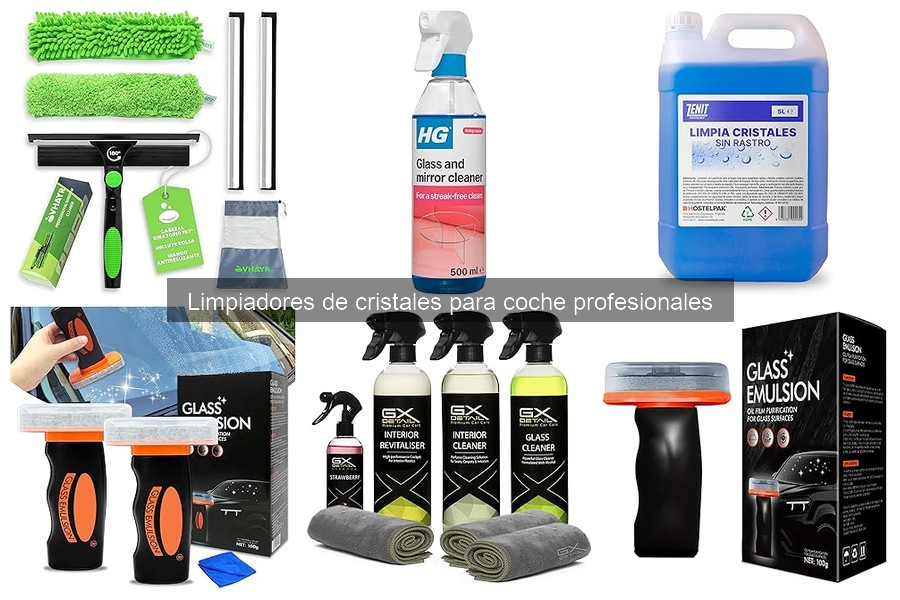 Mejores limpiadores de cristales para coche: comparativa 2023