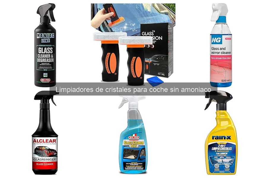 Mejores limpiadores de cristales sin amoniaco recomendados