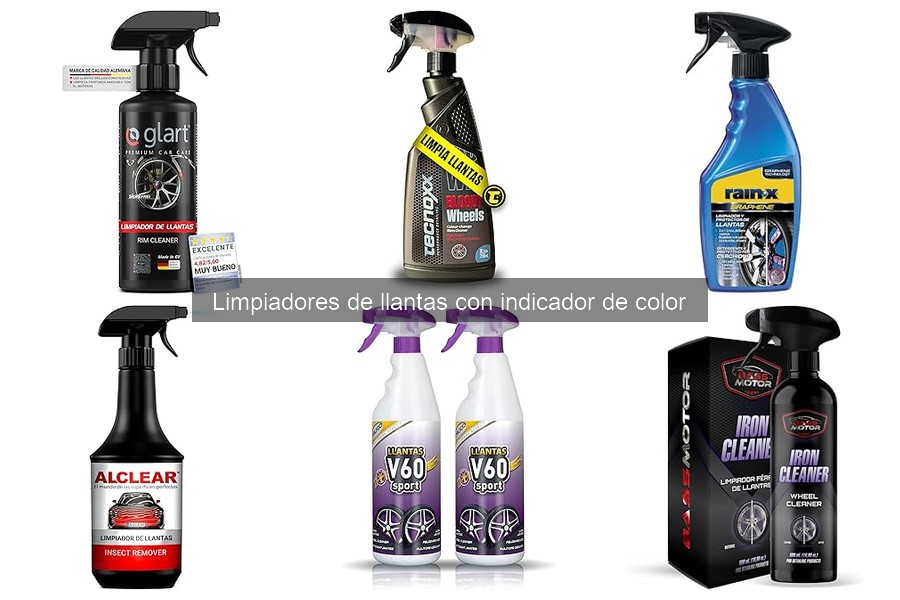 Mejores limpiadores de llantas con indicador de color para el hogar