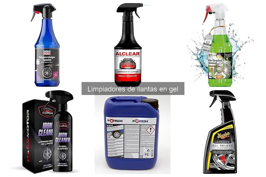 Mejores limpiadores de llantas en gel para coches deportivos