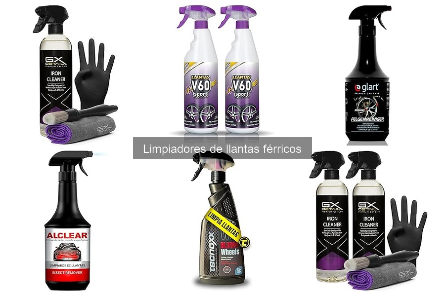 Mejores limpiadores de llantas férricos para coches deportivos