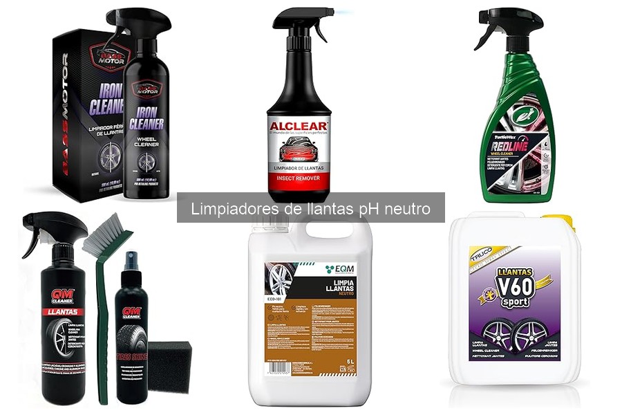 Mejores limpiadores de llantas pH neutro: opiniones y reseñas