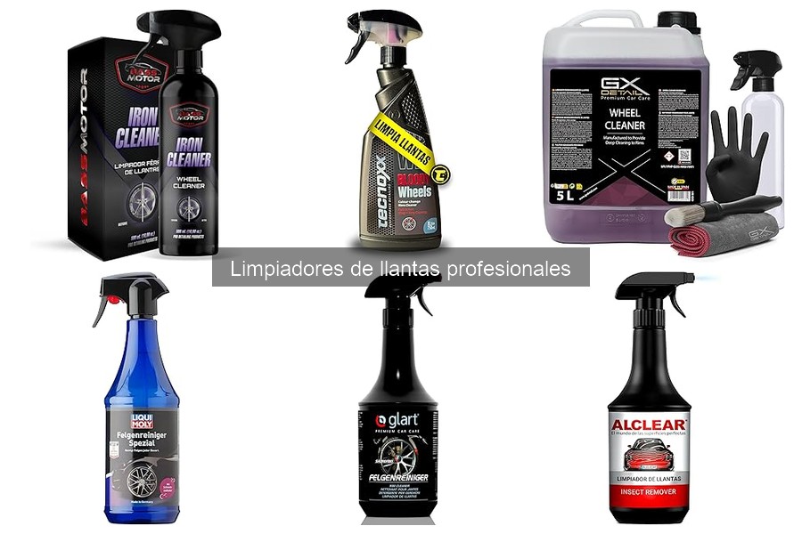 Mejores limpiadores de llantas profesionales para coches deportivos