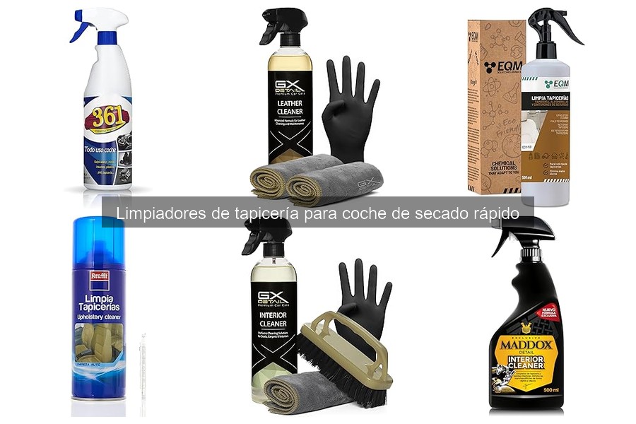 Mejores limpiadores de tapicería de secado rápido para familias