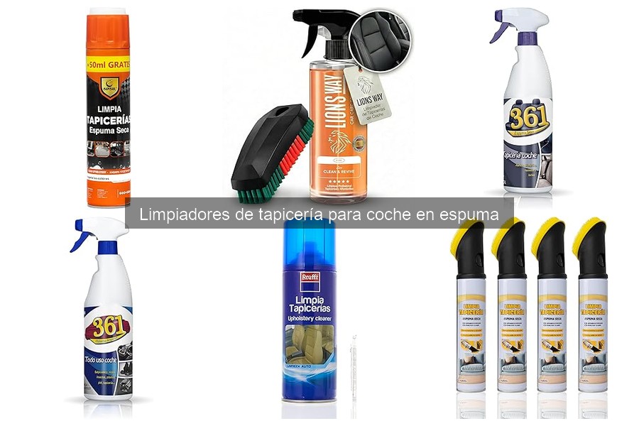 Mejores limpiadores de tapicería en espuma para manchas difíciles