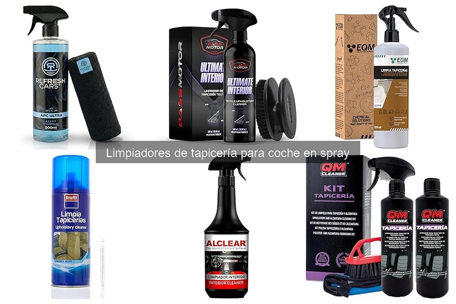 Mejores limpiadores de tapicería en spray para manchas difíciles