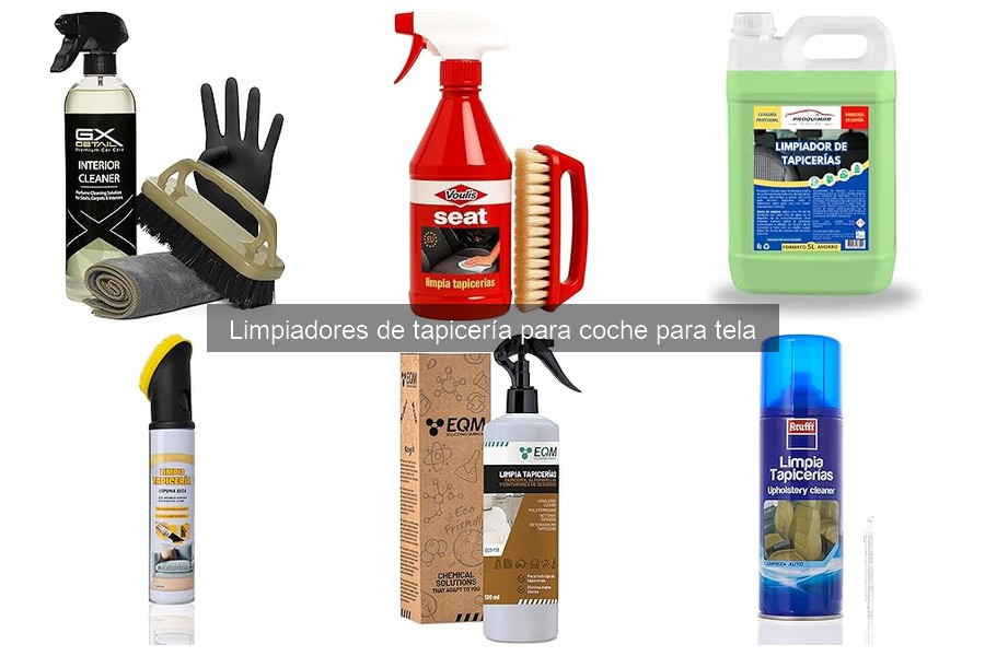 Mejores limpiadores de tapicería para coche en 2023