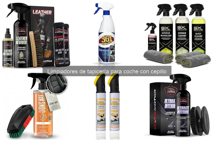 Mejores limpiadores de tapicería para coche: opiniones de usuarios