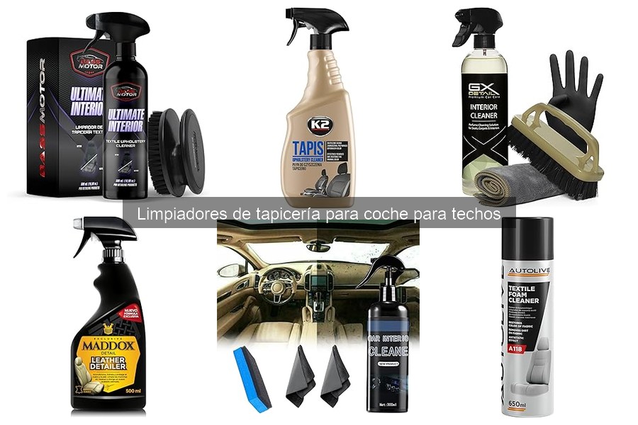 Mejores limpiadores de tapicería para coches 2023 | Comparativa