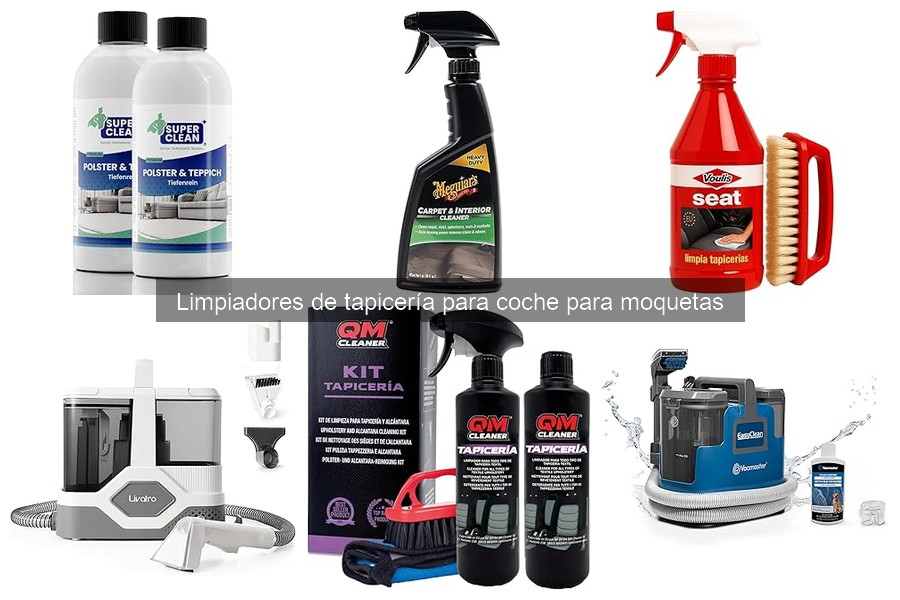 Mejores limpiadores de tapicería para coches en 2023