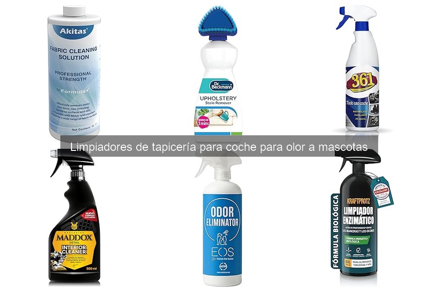 Mejores limpiadores de tapicería para mascotas 2023