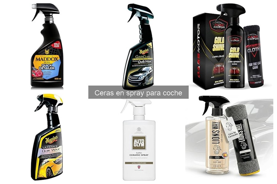 Mejores lugares para comprar cera en spray para coche barato
