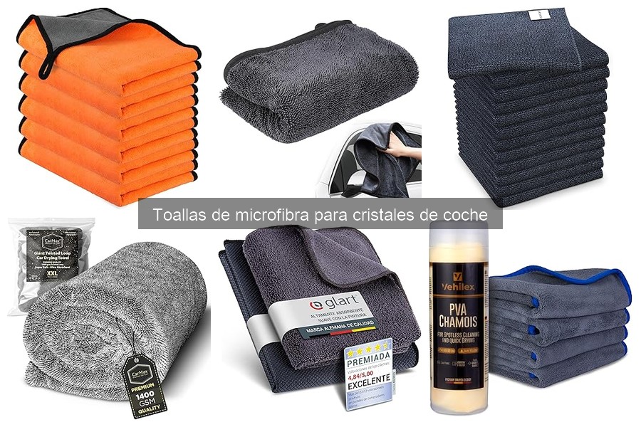 Mejores lugares para comprar toallas de microfibra para cristales de coche