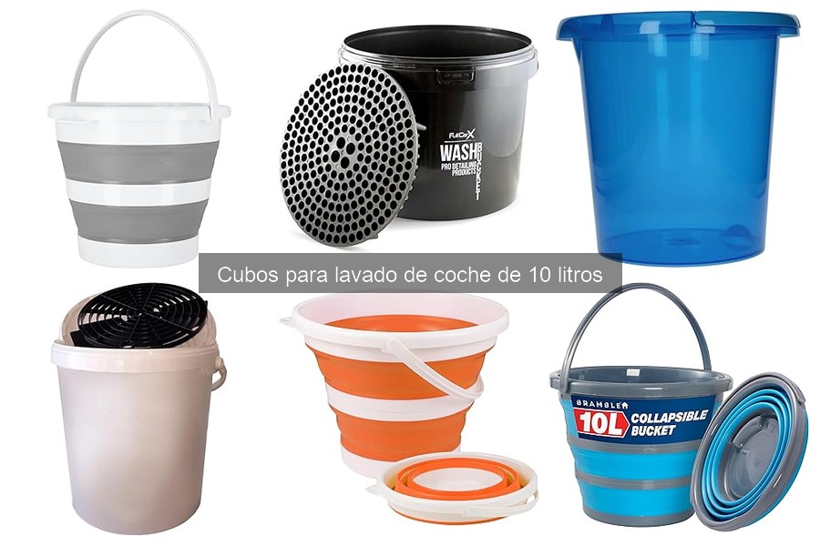 Mejores marcas de cubos para lavado de coche de 10 litros