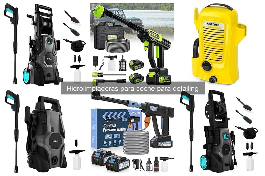 Mejores marcas de hidrolimpiadoras para detailing de coche