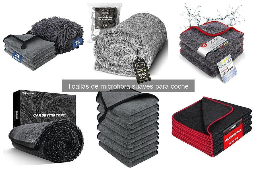 Mejores marcas de toallas de microfibra para el cuidado del coche