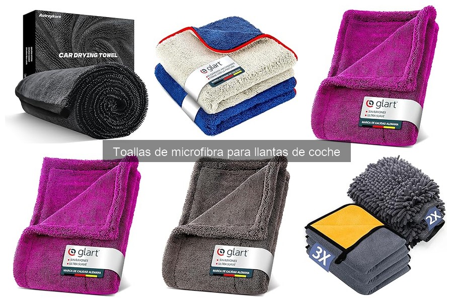 Mejores marcas de toallas de microfibra para llantas de coche