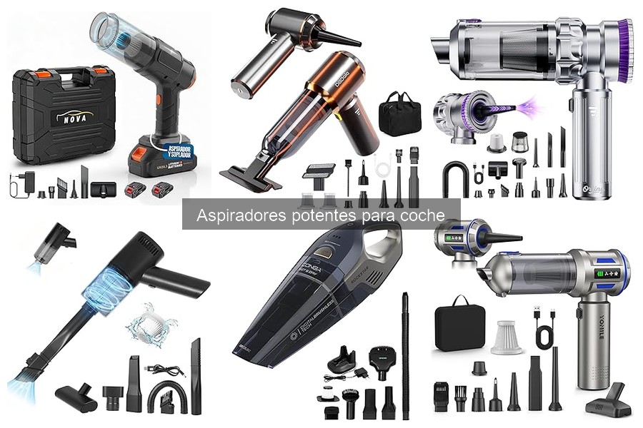 Mejores materiales y accesorios para mantener tu aspirador de coche