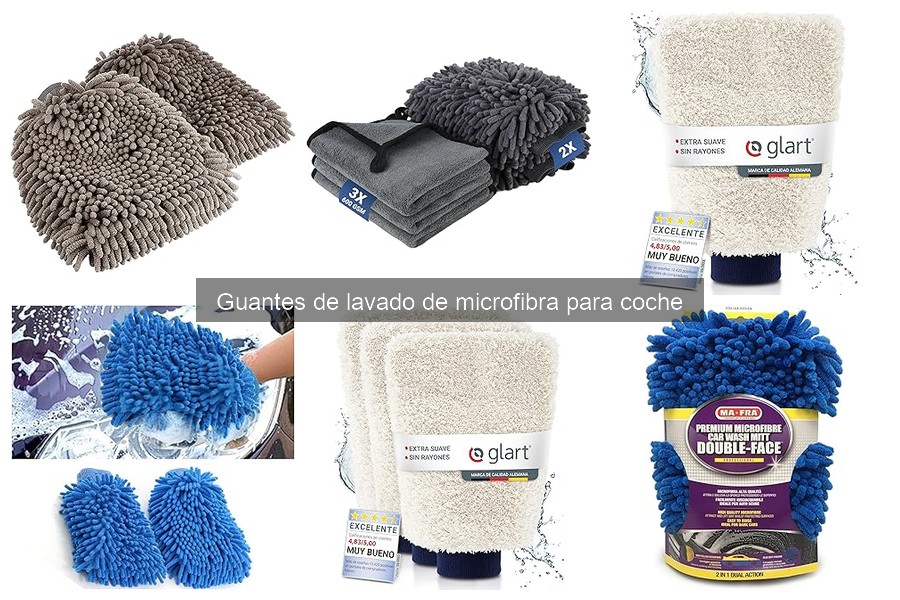 Mejores ofertas en guantes de lavado de microfibra para coche