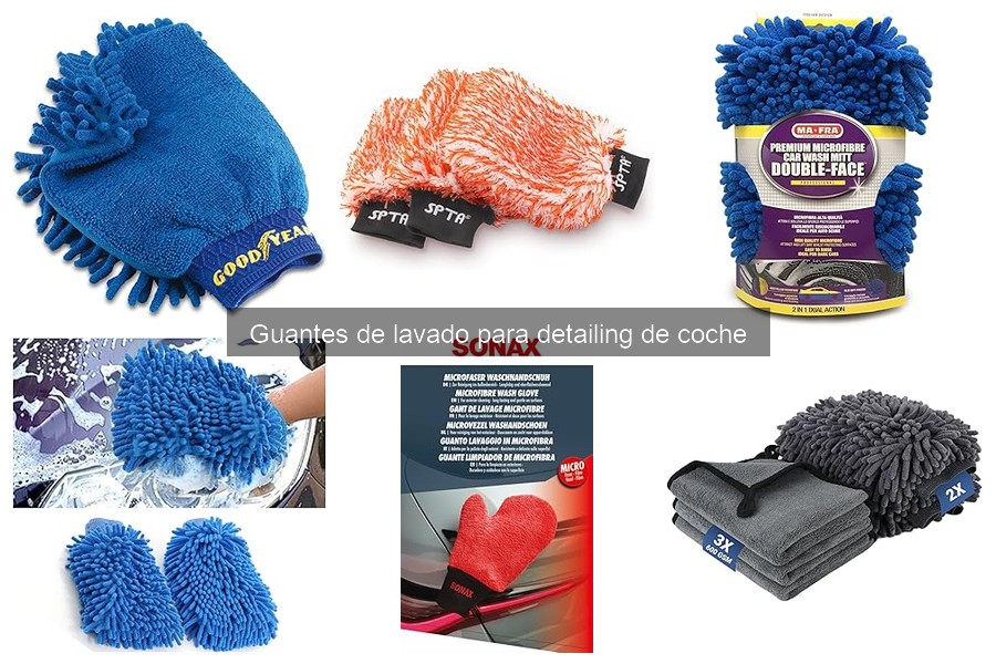 Mejores Ofertas en Guantes de Lavado para Detailing de Coche
