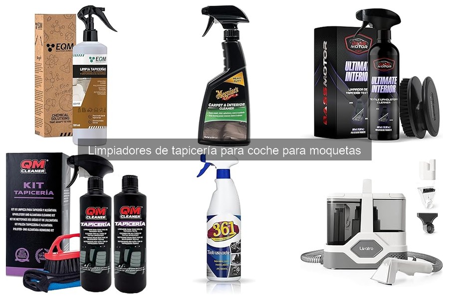 Mejores Ofertas en Limpiadores de Tapicería para Coche