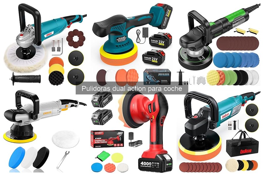 Mejores Ofertas en Pulidoras Dual Action para Coche