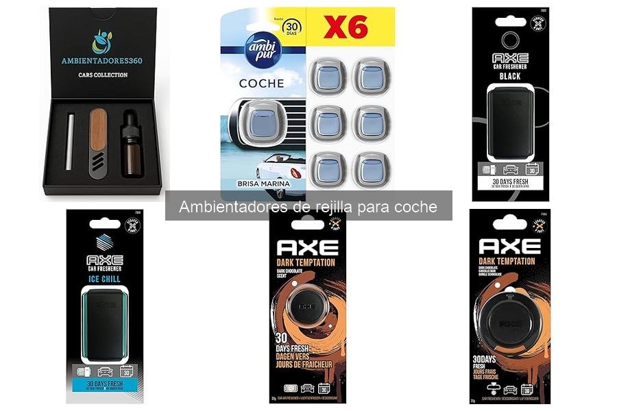 Mejores ofertas y precios de ambientadores de rejilla para coche