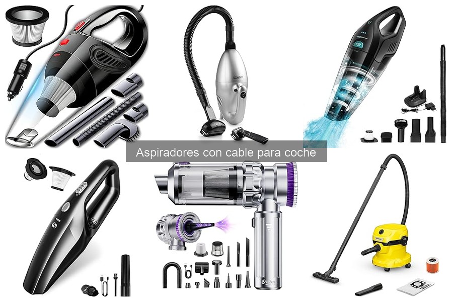 Mejores ofertas y precios en aspiradores con cable para coche