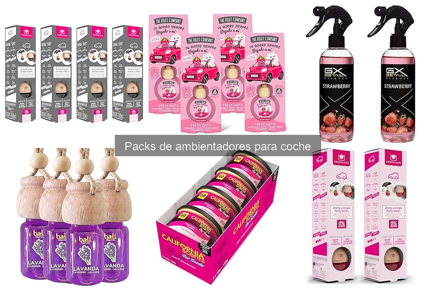 Mejores packs de ambientadores para coche en 2023