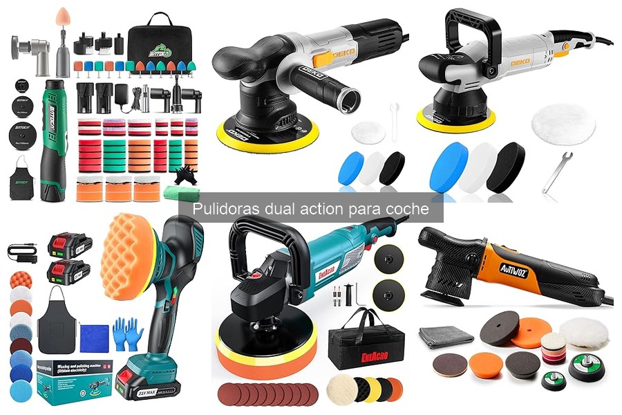Mejores pulidoras dual action para coches: guía de compra
