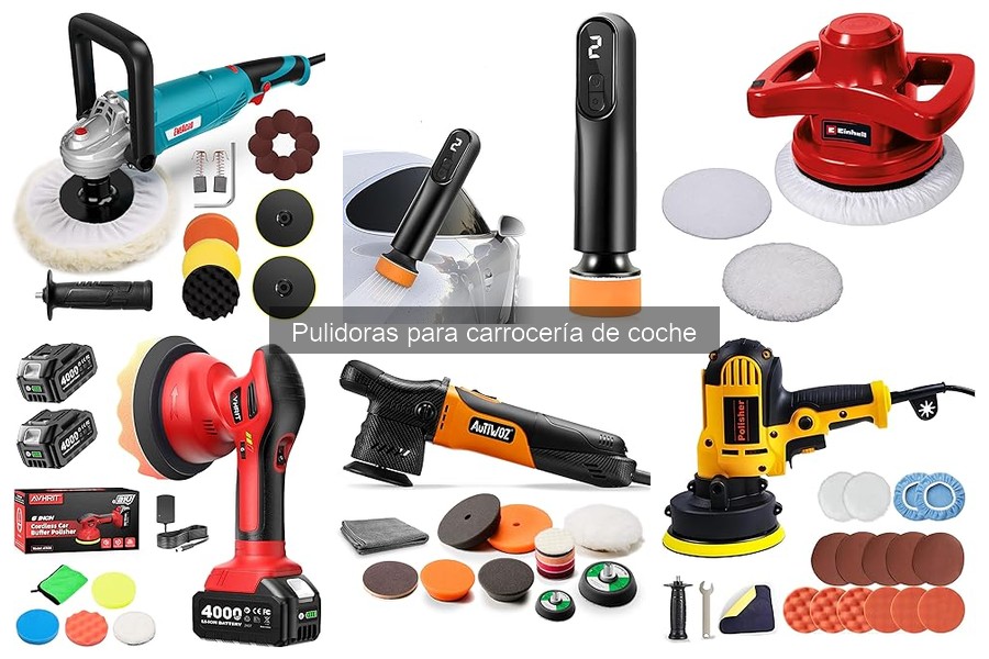 Mejores pulidoras para carrocería de coche en 2023