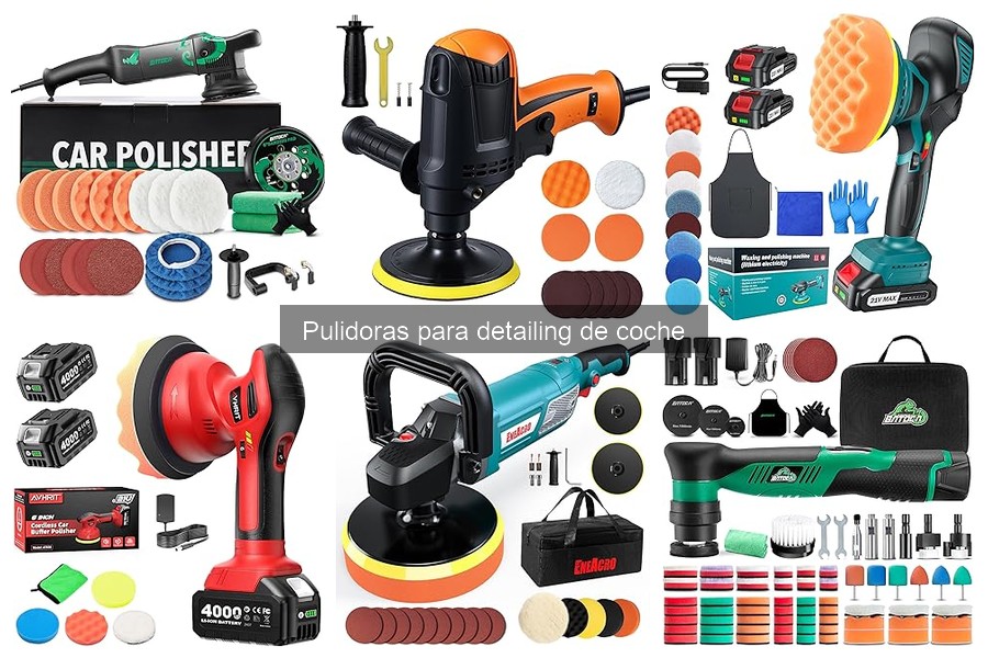 Mejores pulidoras para detailing de coche en 2023