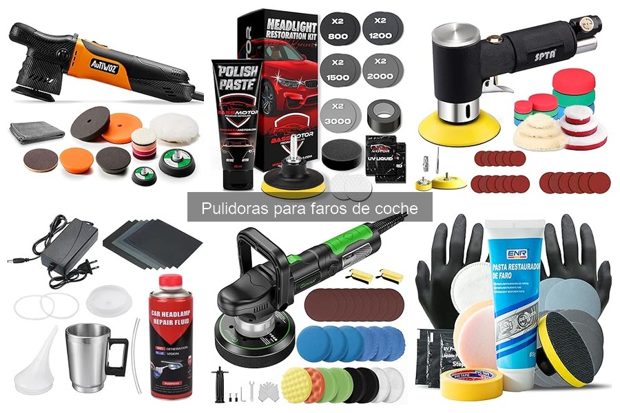 Mejores pulidoras para faros de coche: comparación 2023
