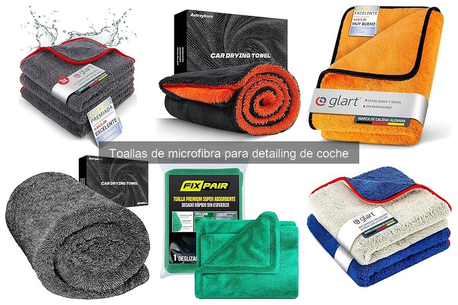 Mejores toallas de microfibra para coches a precios económicos