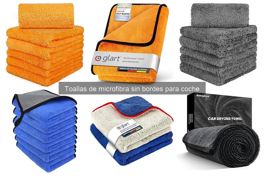 Mejores toallas de microfibra sin bordes para coche en 2023