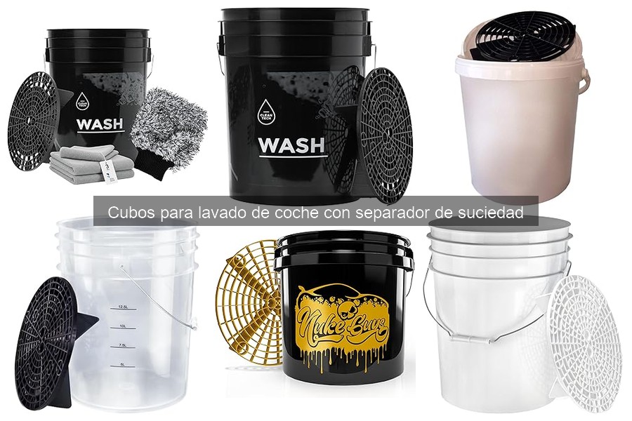 ¿Merece la pena un cubo con separador de suciedad para lavar tu coche?