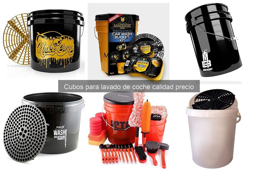 ¿Necesito un cubo para el lavado de coche con presión?