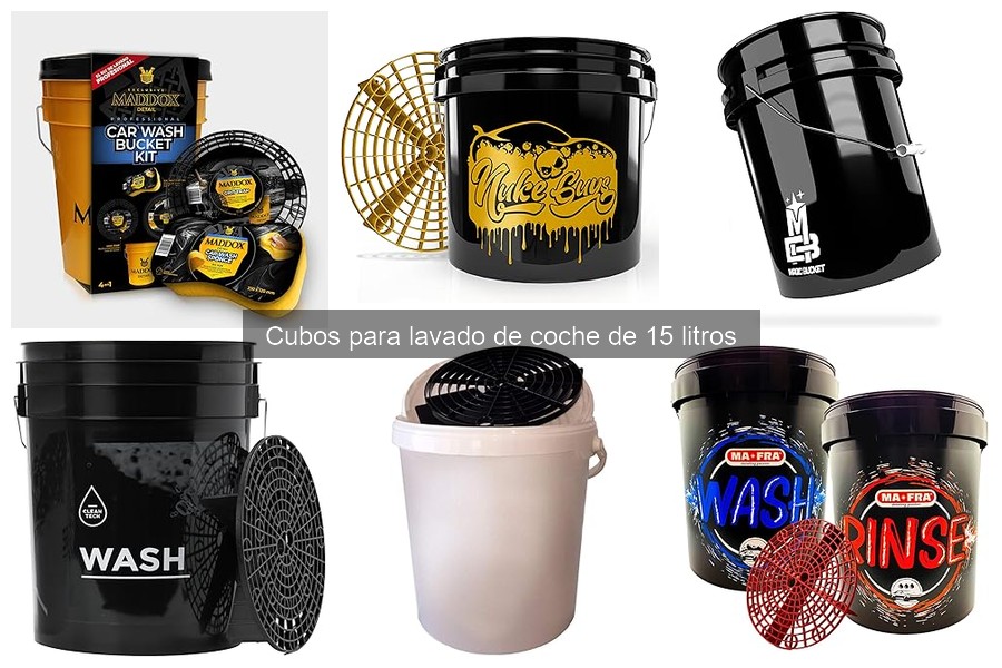 Ofertas en cubos de 15 litros para lavado de coche