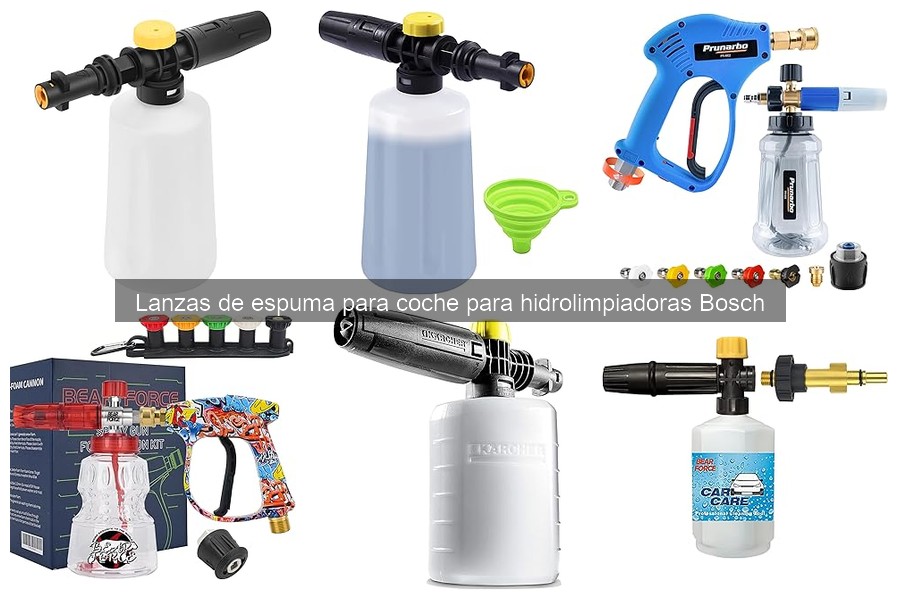 Ofertas en lanzas de espuma para hidrolimpiadoras Bosch