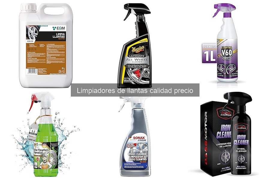 Ofertas en limpiadores de llantas calidad-precio para tu coche