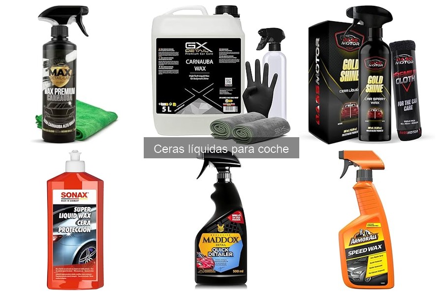 Ofertas y precios de ceras líquidas para coche al mejor precio