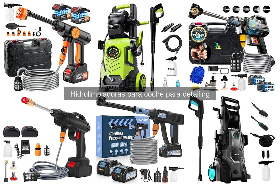 Ofertas y precios de hidrolimpiadoras para detailing de coches
