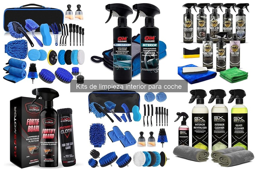 Ofertas y precios de kits de limpieza interior para coche