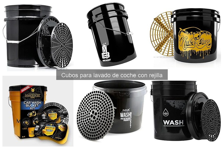 Opiniones de cubos para lavado de coche con rejilla
